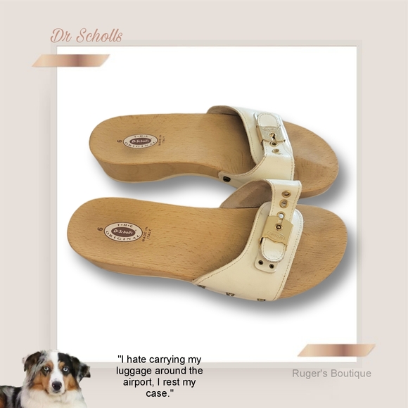 🌿Dr. Scholls Original Clog Sandals Women's Size 6 In White - Picture 10 of 10